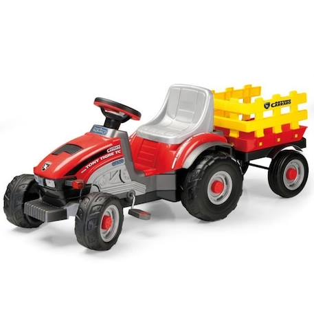 Tracteur à pédales Mini Tony Tigre - PEG PEREGO ROUGE 1 - vertbaudet enfant 