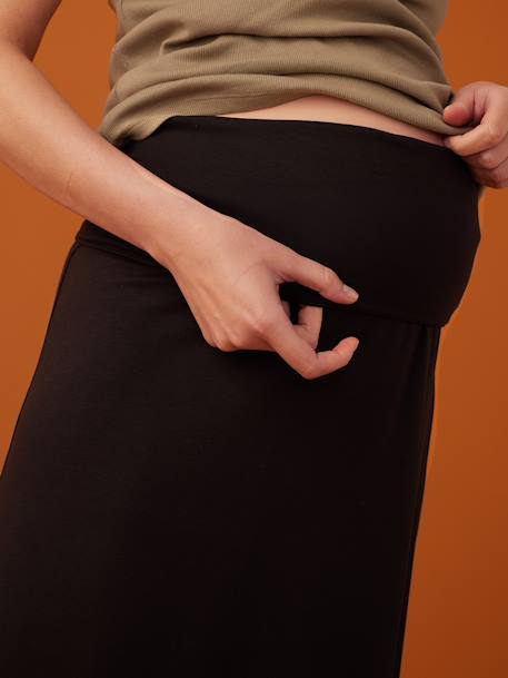 Jupe longue grossesse en maille noir 4 - vertbaudet enfant 