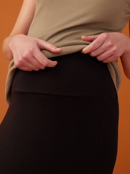 Jupe longue grossesse en maille noir 3 - vertbaudet enfant 