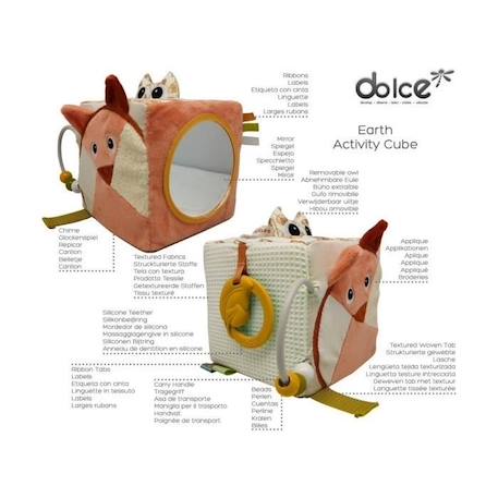 Cube d'activités Dolce Earth - Fiona Fox & Oliver Owl BEIGE 2 - vertbaudet enfant 