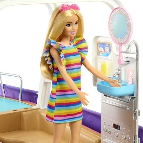 Bateau de rêve Barbie - BARBIE - Accessoires poupée - Rose - 3 ans et + ROSE 5 - vertbaudet enfant 