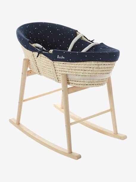 Housse pour couffin marine+Teddy 1 - vertbaudet enfant 