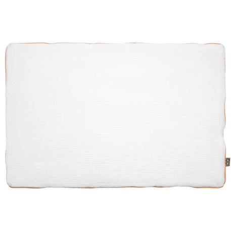 Oreiller plat réversible en gaze de coton Melody - Blanc - 60 x 40 cm - SEVIRA KIDS - Campagne - Mixte BLANC 3 - vertbaudet enfant 