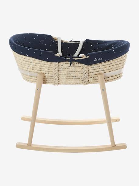 Housse pour couffin marine+Teddy 3 - vertbaudet enfant 