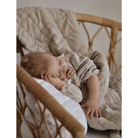 Baby Relax Tapis Coton Anna Sable Lave par Nattiot - 100 x 140 cm - Sable BEIGE 4 - vertbaudet enfant 
