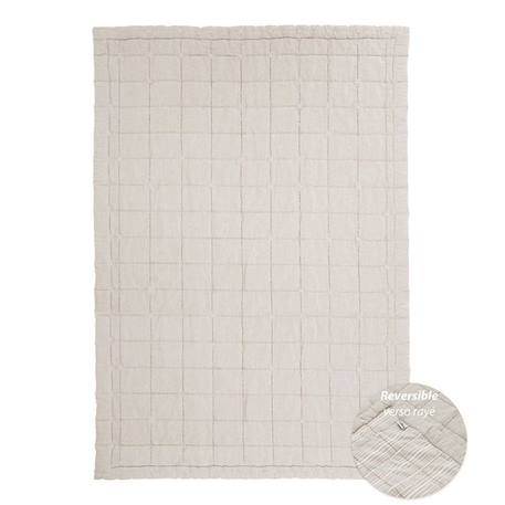 Baby Relax Tapis Coton Anna Sable Lave par Nattiot - 100 x 140 cm - Sable BEIGE 3 - vertbaudet enfant 