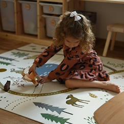 Linge de maison et décoration-Tapis Enfant Little Forest par Nattiot - Multicolore - 123 x 180 cm