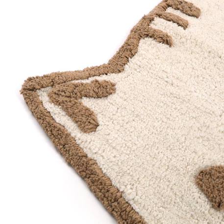 Tapis Coton Chat Little Charlie par Nattiot - Multicolore - 65 x 120 cm BEIGE 3 - vertbaudet enfant 