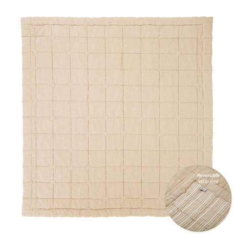 Baby Relax Tapis Coton Anna Caramel Lave par Nattiot - 87 x 100 cm - Caramel Marron JAUNE 1 - vertbaudet enfant 