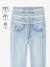 Jean fille droit MorphologiK tour de hanches large bleu foncé+denim bleached+stone 9 - vertbaudet enfant 