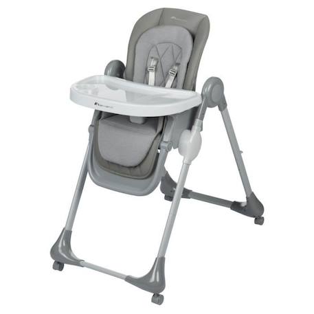 BEBECONFORT OLEA Chaise haute bébé, évolutive, multi-positions; de la naissance à 3 ans (15 kg), Tinted gray GRIS 1 - vertbaudet enfant 
