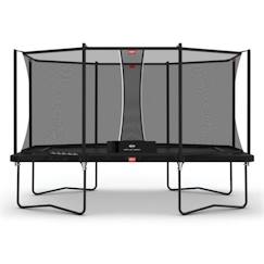 Jouet-Jeux de plein air-Trampolines-BERG - Trampoline Ultim Favorit Regular 410 Black + Safety Net Comfort