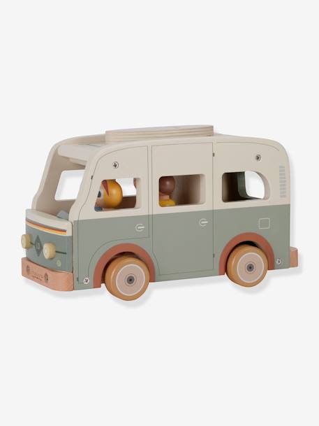 Camping-car Vintage en bois - LITTLE DUTCH multicolore 2 - vertbaudet enfant 