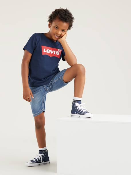 T-shirt Batwing garçon Levi's® blanc+bleu+bleu grisé 8 - vertbaudet enfant 