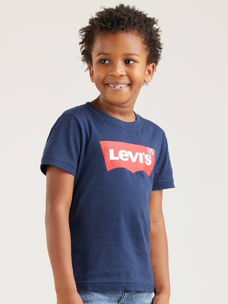 T-shirt Batwing garçon Levi's® blanc+bleu grisé 5 - vertbaudet enfant 