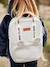 Sac à dos Mini Club en toile Off white+vert 3 - vertbaudet enfant 