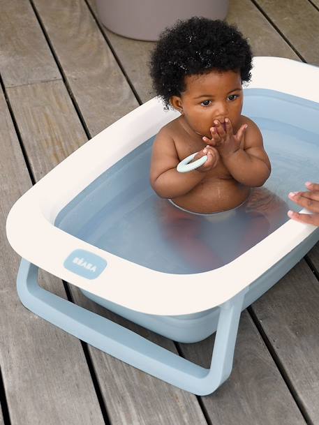 Baignoire pliable Eazy Pop Baltic blue+Velvet grey 2 - vertbaudet enfant 