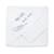 Cape de bain bébé TROIS KILOS SEPT - Blanc - 70x70 cm - éponge 100% coton - capuche et gant de toilette assorti BLANC 1 - vertbaudet enfant 