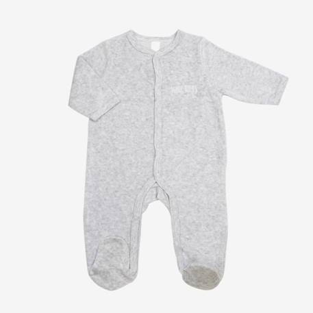 Pyjama  bébé 1 mois - TROIS KILOS SEPT GRIS 1 - vertbaudet enfant 