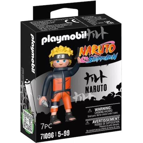 Figurine PLAYMOBIL - Naruto - Naruto Shippuden - Modèle Naruto - Dès 5 ans ORANGE 1 - vertbaudet enfant 