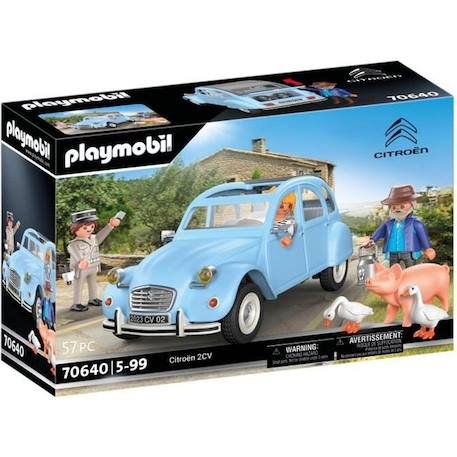 PLAYMOBIL - 70640 - Citroën 2CV - Véhicule miniature - Blanc - 5 ans et plus BLANC 1 - vertbaudet enfant 