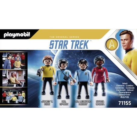 PLAYMOBIL - 71155 - Equipe Star Trek - Figurines et accessoires pour les fans de la série BLEU 3 - vertbaudet enfant 