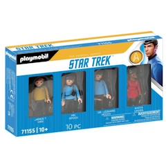 -PLAYMOBIL - 71155 - Equipe Star Trek - Figurines et accessoires pour les fans de la série