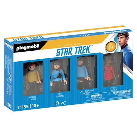 PLAYMOBIL - 71155 - Equipe Star Trek - Figurines et accessoires pour les fans de la série BLEU 1 - vertbaudet enfant 