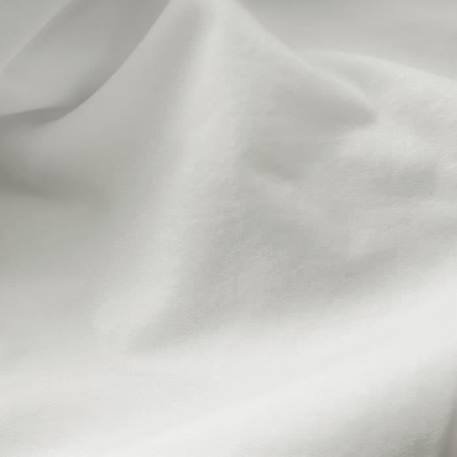 Housse de couette unie en coton, COTON LAVÉ Blanc 140x200 cm BLANC 4 - vertbaudet enfant 