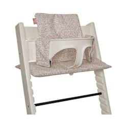 Puériculture-Chaise haute, réhausseur-Coussin de chaise haute pour chaise évolutive Dotted Biscuit - Siège bébé - Jollein