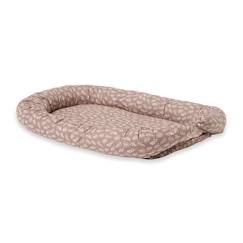 Réducteur de lit - JOLLEIN - Meadow Chataigne - 100% coton - 52 x 90 cm - Pour bébé - Marron  - vertbaudet enfant