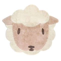Linge de maison et décoration-Décoration-Tapis-Tapis Coton Mouton Lolho par Nattiot - Multicolore - 100 x 110 cm
