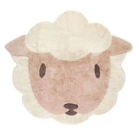 Tapis Coton Mouton Lolho par Nattiot - Multicolore - 100 x 110 cm BEIGE 1 - vertbaudet enfant 