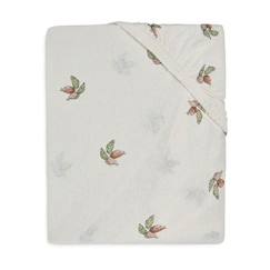 Drap-housse Jersey Rosehip - JOLLEIN - Rectangulaire - 60 x 120 cm - 100% coton - Lit bébé  - vertbaudet enfant