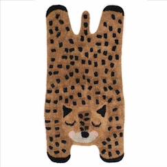 Tapis enfant guépard LITTLE CHEETAH - 65 x 125 cm - Coton - Oeko Tex - Nattiot  - vertbaudet enfant