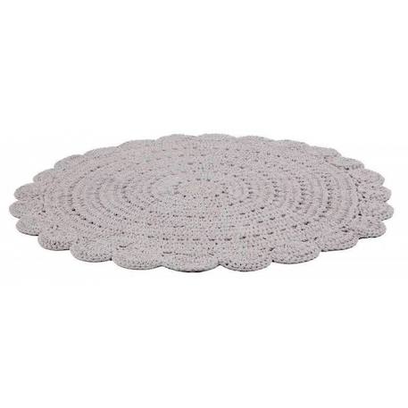 Tapis rond Alma Lin grisé - 120 cm - NATTIOT - Coton BEIGE 2 - vertbaudet enfant 