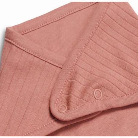 Bavoir Bandana Basic Stripe Rose des bois - JOLLEIN - Pack de 2 - 100% coton-jersey - Mixte ROSE 3 - vertbaudet enfant 