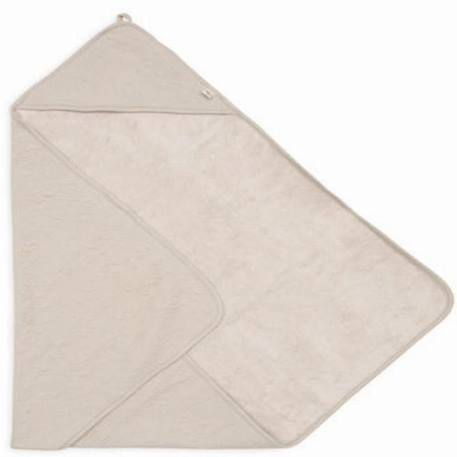 Cape de bain bébé coton 75x75cm Soft Waves Nougat BEIGE 2 - vertbaudet enfant 