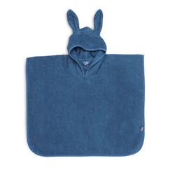Linge de maison et décoration-Linge de bain-Poncho de Bain bébé coton 1 à 4 ans coton Jeans Bleu
