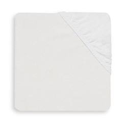 Linge de maison et décoration-Drap-housse tissu 100 % coton Blanc - 60 x 120 cm - Jollein - Lit bébé