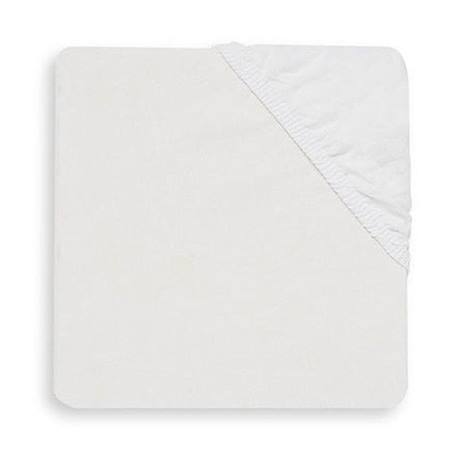 Drap-housse tissu 100 % coton Blanc - 60 x 120 cm - Jollein - Lit bébé BLANC 1 - vertbaudet enfant 