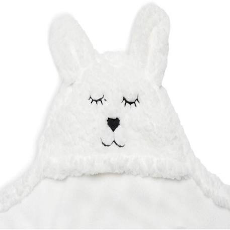 Couverture câline Bunny Blanc Neige Jollein - Blanc - 105 X 100 cm BLANC 2 - vertbaudet enfant 