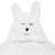Couverture câline Bunny Blanc Neige Jollein - Blanc - 105 X 100 cm BLANC 2 - vertbaudet enfant 