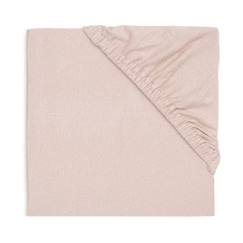 Linge de maison et décoration-Drap-housse Jersey Rose Sauvage - 60 x 120 cm - Jollein - Lit bébé