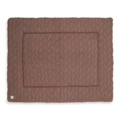 -Tapis de parc Spring Knit Chestnut - 80 x 100 cm - Tissu doux et épais