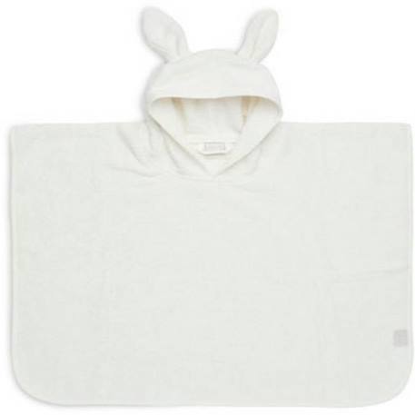 Poncho de bain coton enfant 1 à 4 ans - Blanc - 100 % coton - 65 x 62 cm - Bébé - Mixte BLANC 1 - vertbaudet enfant 