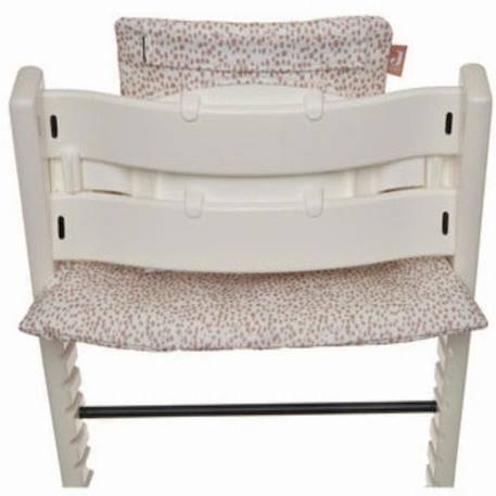 Coussin de chaise haute pour chaise évolutive Dotted Biscuit - Siège bébé - Jollein MARRON 2 - vertbaudet enfant 