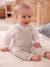 Ensemble bébé naissance cérémonie chemise salopette en lin et coton argile+bleu 1 - vertbaudet enfant 
