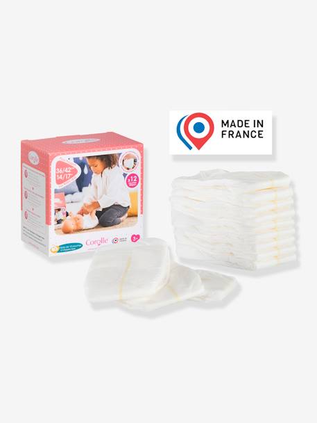 Boite de 12 couches - blanc 1 - vertbaudet enfant 