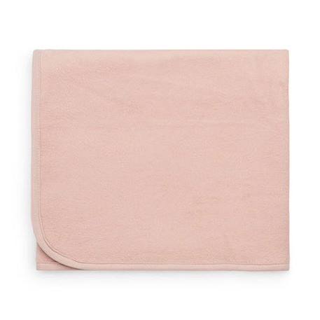 Couverture Berceau Rose Pale - JOLLEIN - Couverture pour bébé - 75 x 100 cm - Fille - 100% pur coton ROSE 1 - vertbaudet enfant 